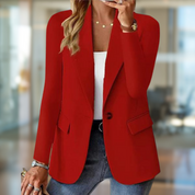 Laura | Elegant Blazer Red Elegant Blazer