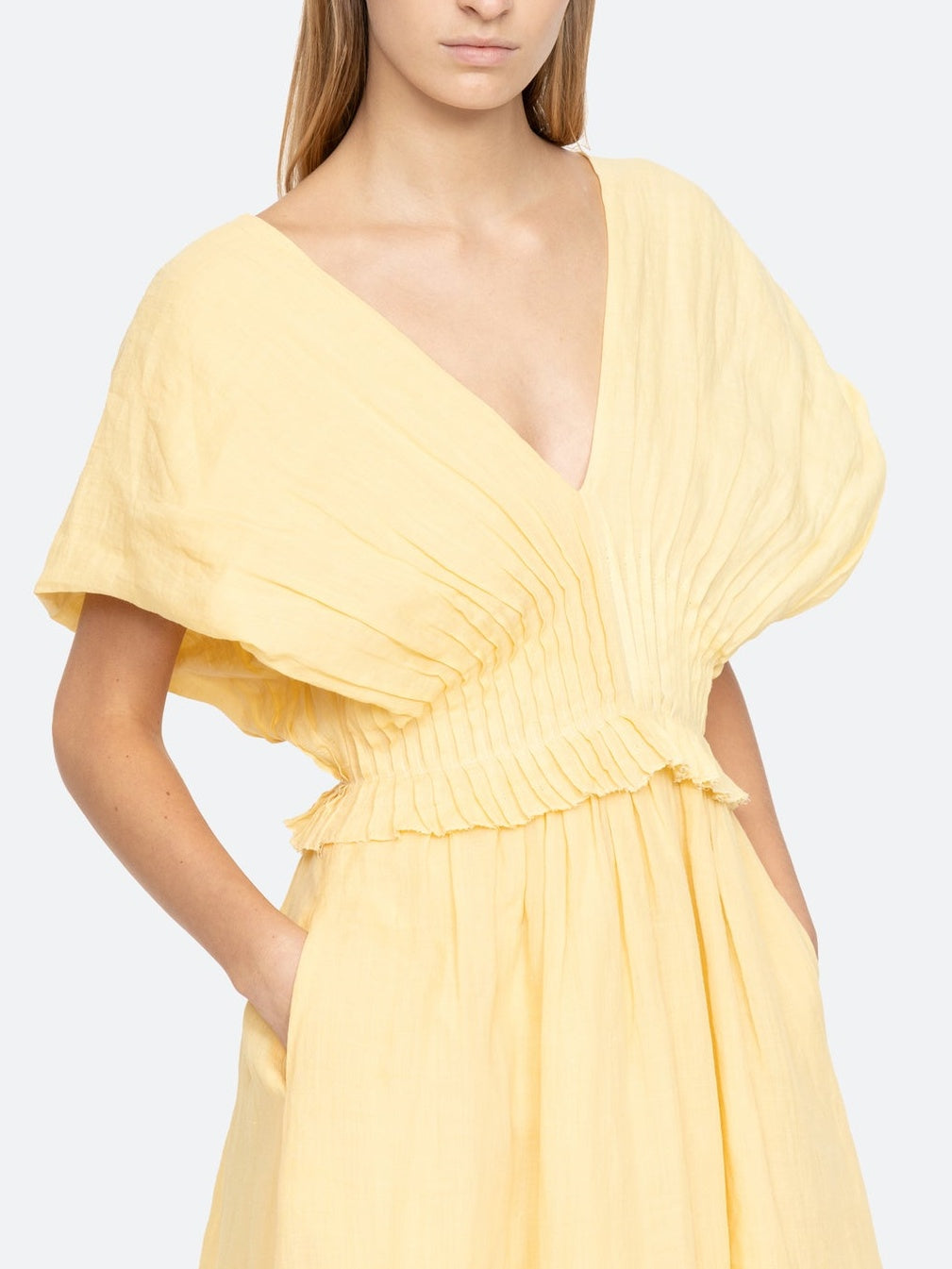 Oversized Sleeve Midi Dress Loose Fit Women Dresses