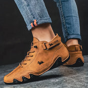 "Florence" Genuine Leather Italian Shoes Brown Shoes