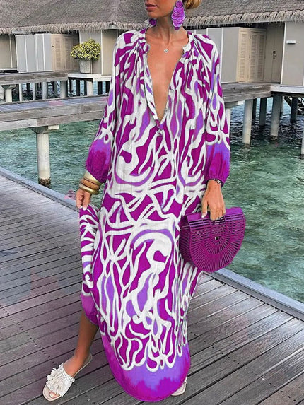 Nerys | Maxi dress Purple Dresses