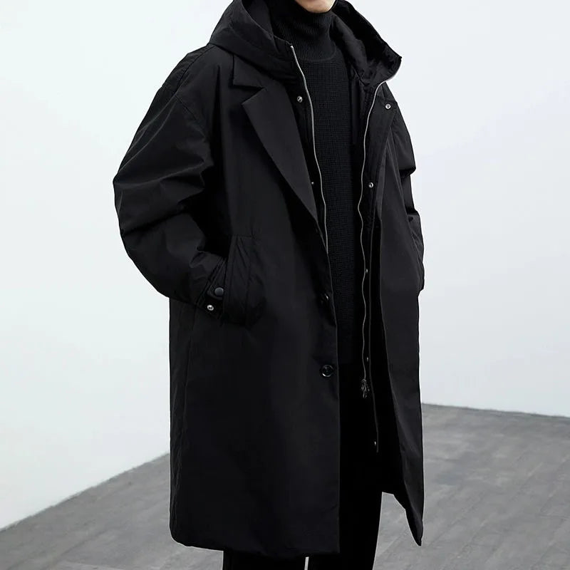 Men's Kensington Overcoat Black Coat