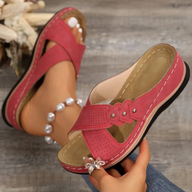 Celeste™ - Genuine Leather Tassel Moccasins Sandals