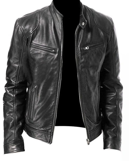 Jett™ | Men's Classic Leather Jacket Jackets
