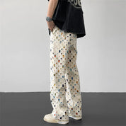 Mosaic - Straight Fit Pants Pants
