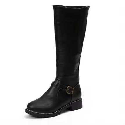 Women Leather Knee High Boots Boots
