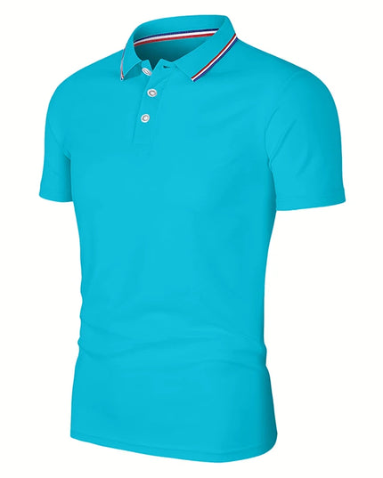 Premium Men’s Breathable Cotton Polo T-Shirt Mint Green T Shirts