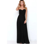 Multiway Wrap Convertible Red Maxi Dress Black Dresses
