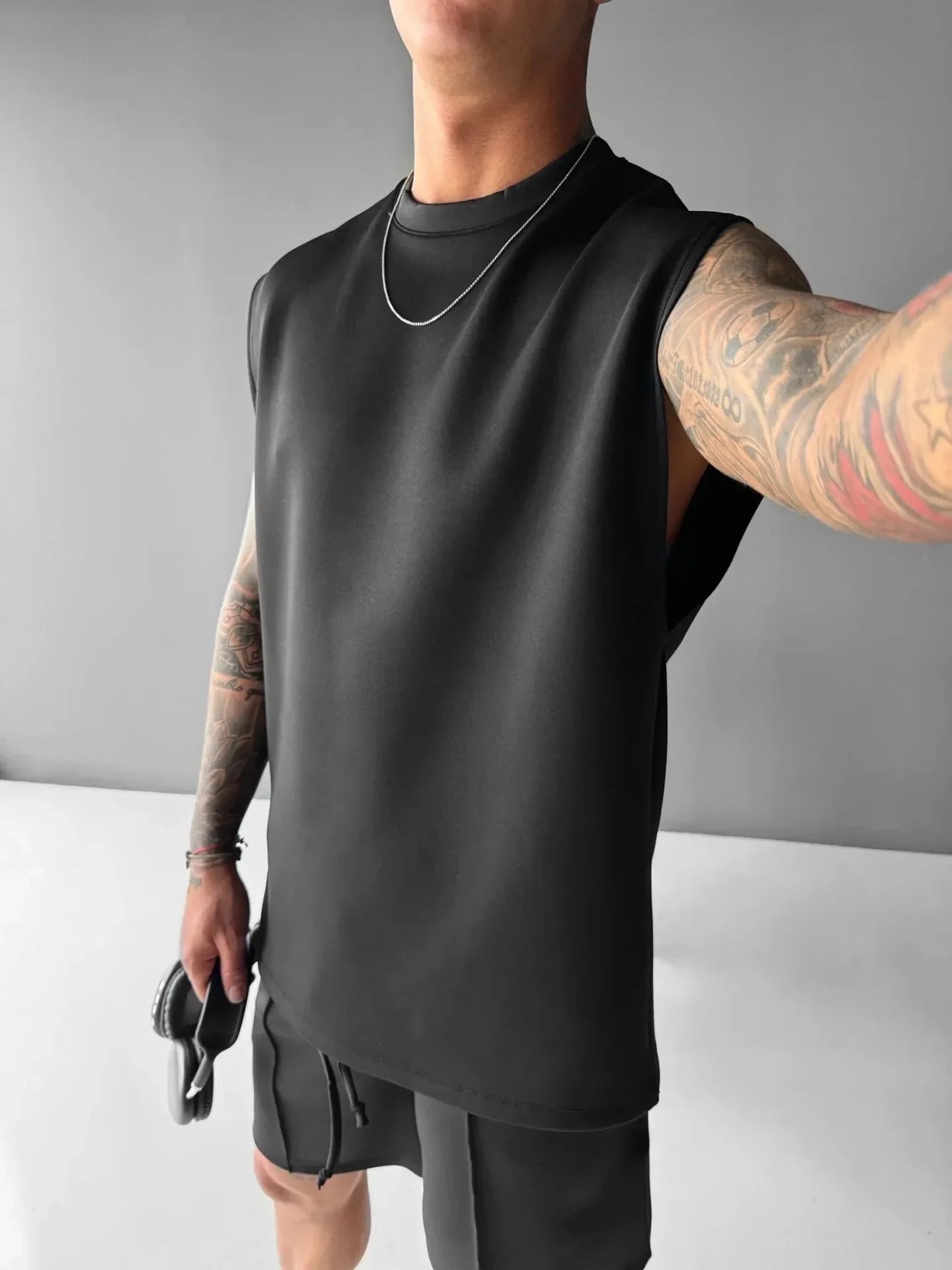 Two‑Piece Bamboo Lounge Set Men Set