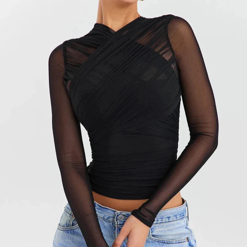 Monique Mesh Top - OKOHOKO™ FASHION
