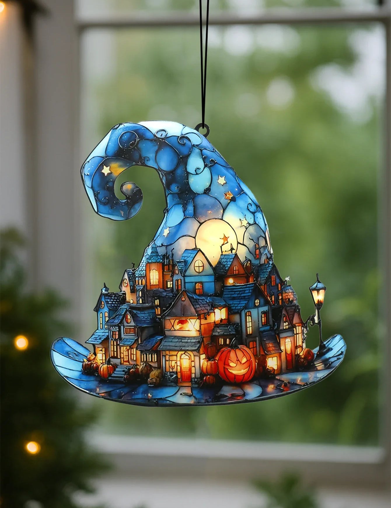 Spooky Witch Hat Halloween Hanging Ornament Halloween Decorations