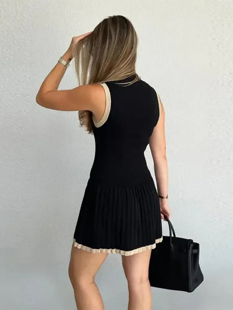 Soraya™ | Slimming Knitted Mini Dress Dresses