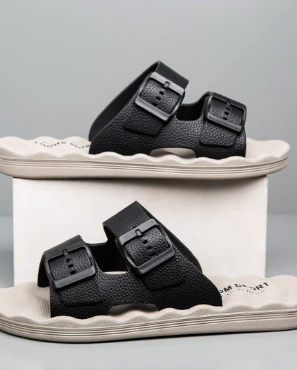 Delmar Comfort Slides Gray