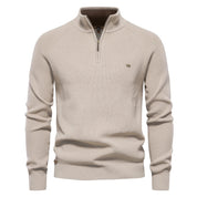 Max | Stylish Zip-Up Sweater Beige