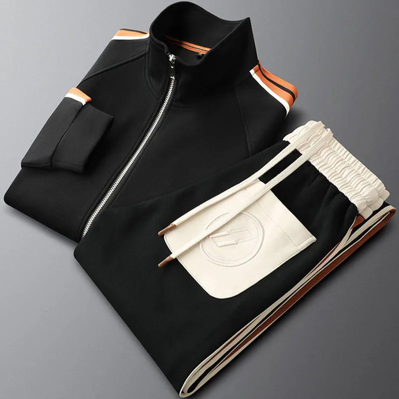 Zenith Premium Tracksuit Set Black