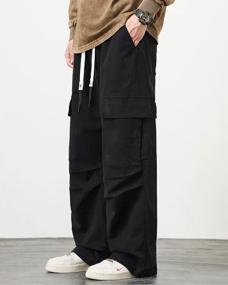 Coastal Cargo Pants Black