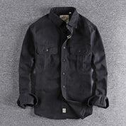Archie | Classic Worker Shirt Black Shirt