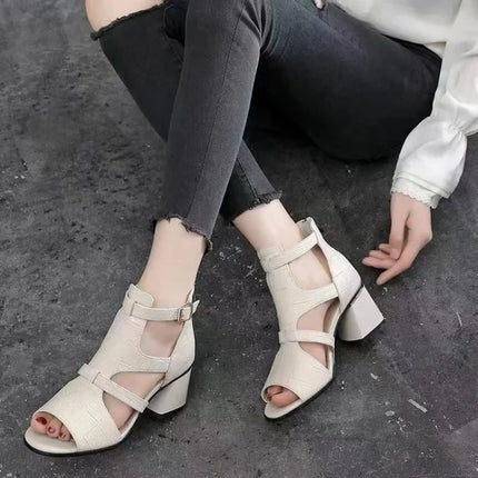 Zephyr™ | Orthopedic Platform Wedge Sandals Beige Shoes & Sandals