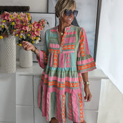 Lola™ | Chic Aztec Pattern Dress Dresses