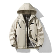 Windproof Comfort Fleece Beige Jackets