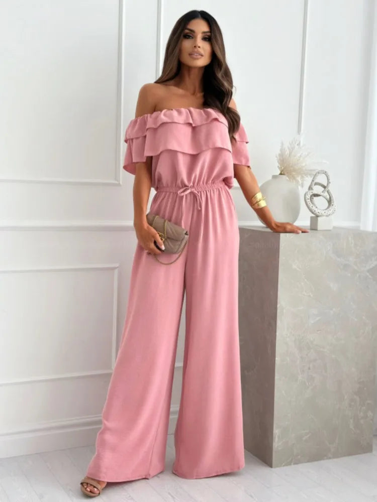 Andrea | Waist-Controlled Jumpsuit Pink