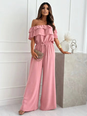 Andrea | Waist-Controlled Jumpsuit Pink