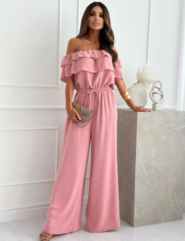 Andrea | Waist-Controlled Jumpsuit Pink