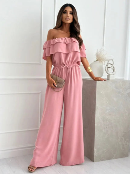 Andrea | Waist-Controlled Jumpsuit Pink