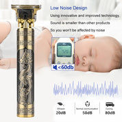 USB Cordless Beard & Hair Trimmer – Pro Kit Men's Accessories