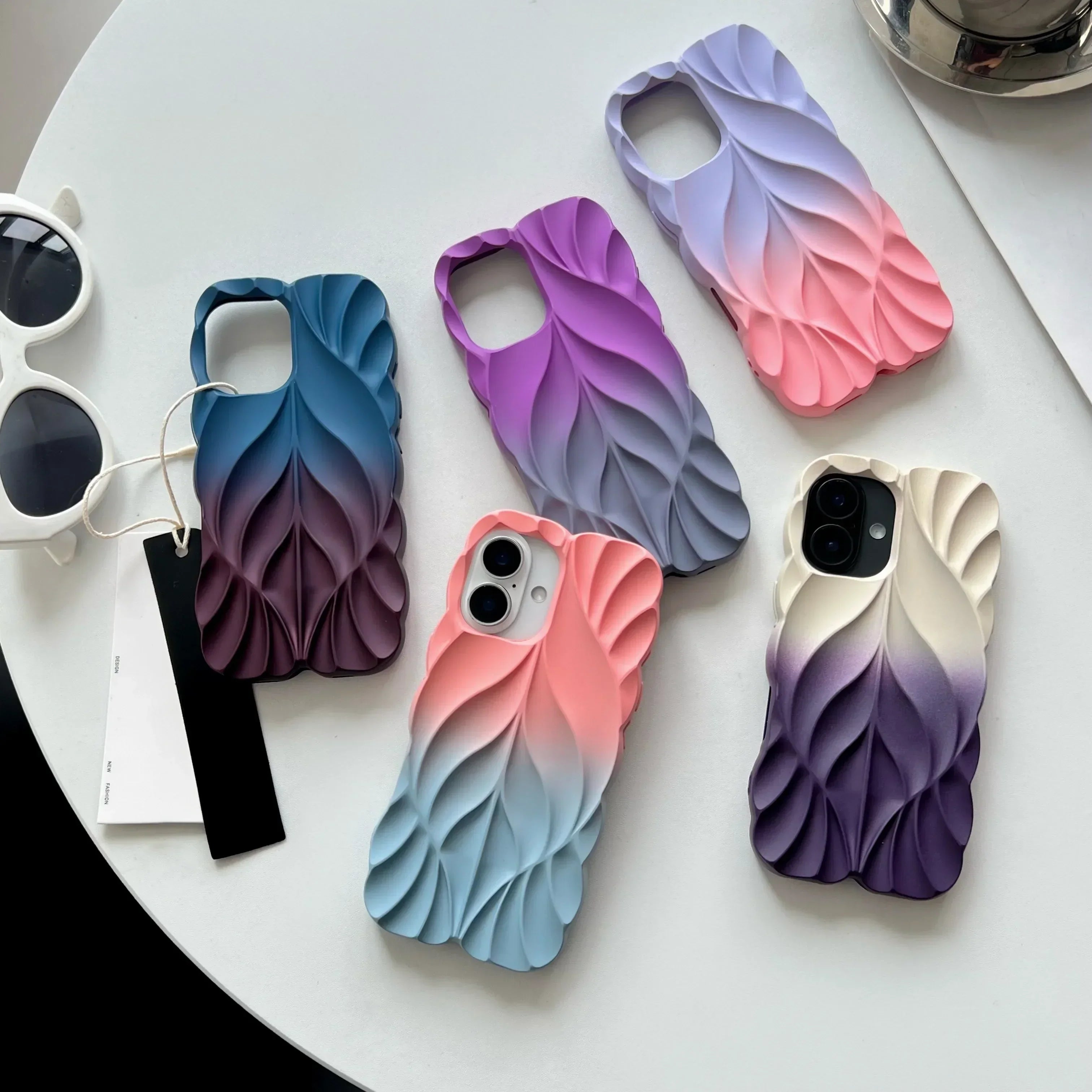 Cascade Gradient Case – 3D Ombre iPhone Cover Phone Case