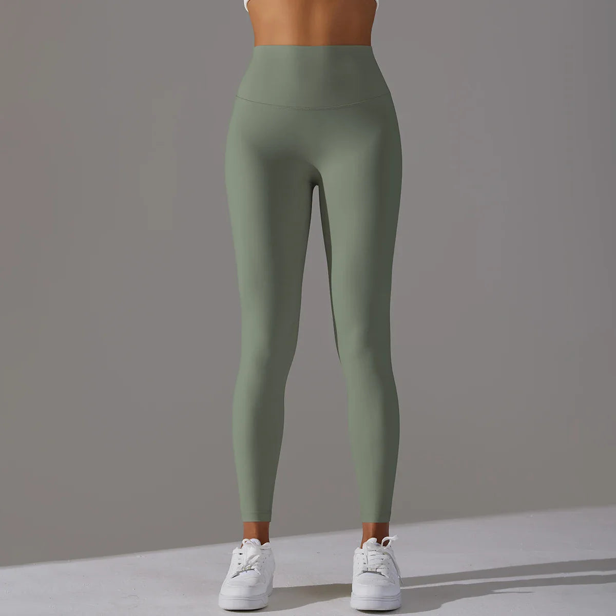Sophia | Breathable Yoga Gym Leggings Grass Green