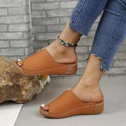 Verena™ | Lightweight Travel Slip-on Sandals Khaki Shoes & Sandals