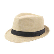Stylish Wide-Brim Straw Hat for Summer Sun beige Adult Hats