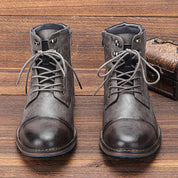 Frontier Leather Boots Durable Comfort Non Slip Sole for Men Boots