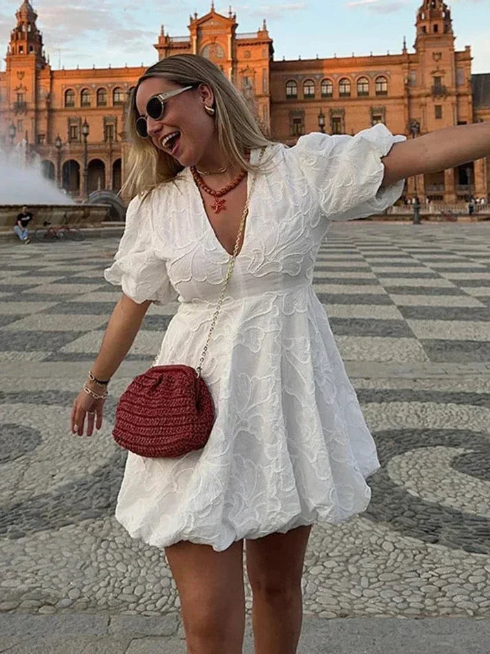 Eleanor | Puff Sleeve Dress Dress