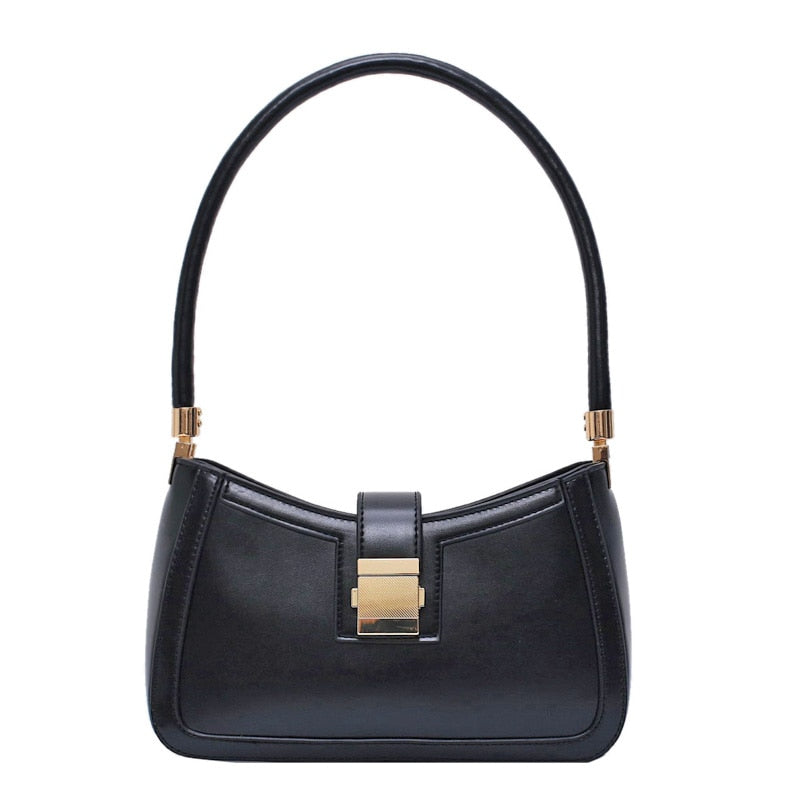 Elegant Women's Designer Shoulder Bag Black Handbags