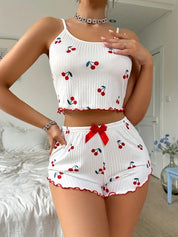 Women’s Chary-Print Pajama Set Women's Tops