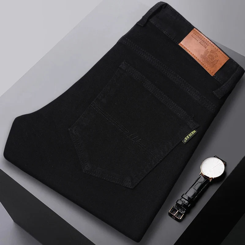 Paolo Sartori™ Casual Jeans Black Pants
