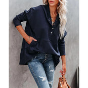 Saffron | Cozy hoodie Dark blue Shirts & Tops