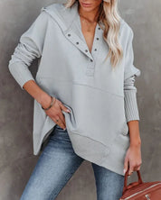 Saffron | Cozy hoodie Grey Shirts & Tops