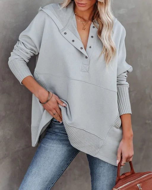 Saffron | Cozy hoodie Grey Shirts & Tops
