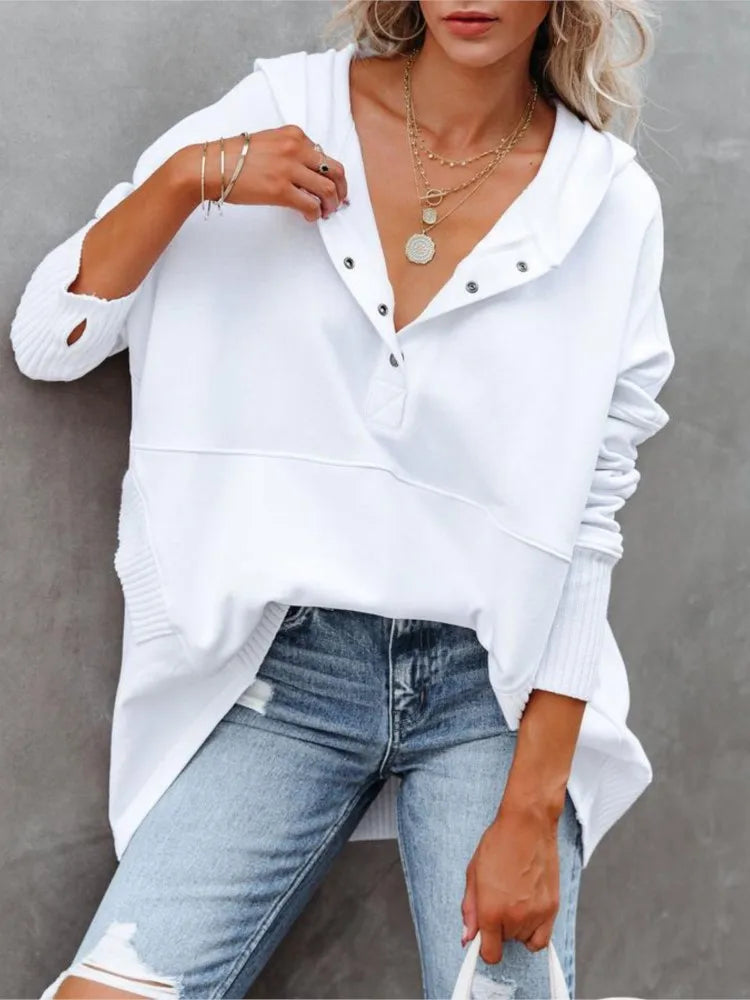 Saffron | Cozy hoodie White Shirts & Tops