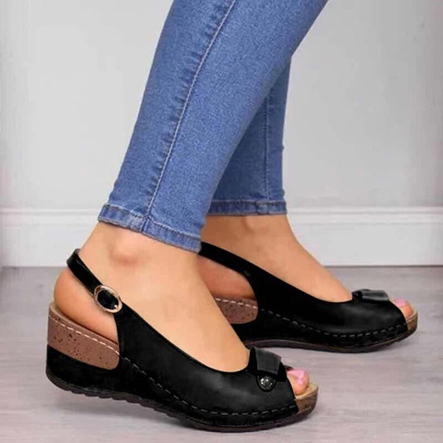 Ella™ - Orthopedic Sandals With Superior Support Black
