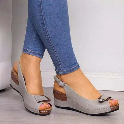 Ella- Orthopedic Sandals With Superior Support Grey Sandals