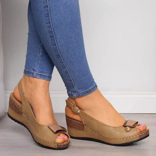 Ella™ - Orthopedic Sandals With Superior Support Khaki