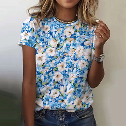 Lana | 3D Print Short Sleeve Tees ETLCCG232413E