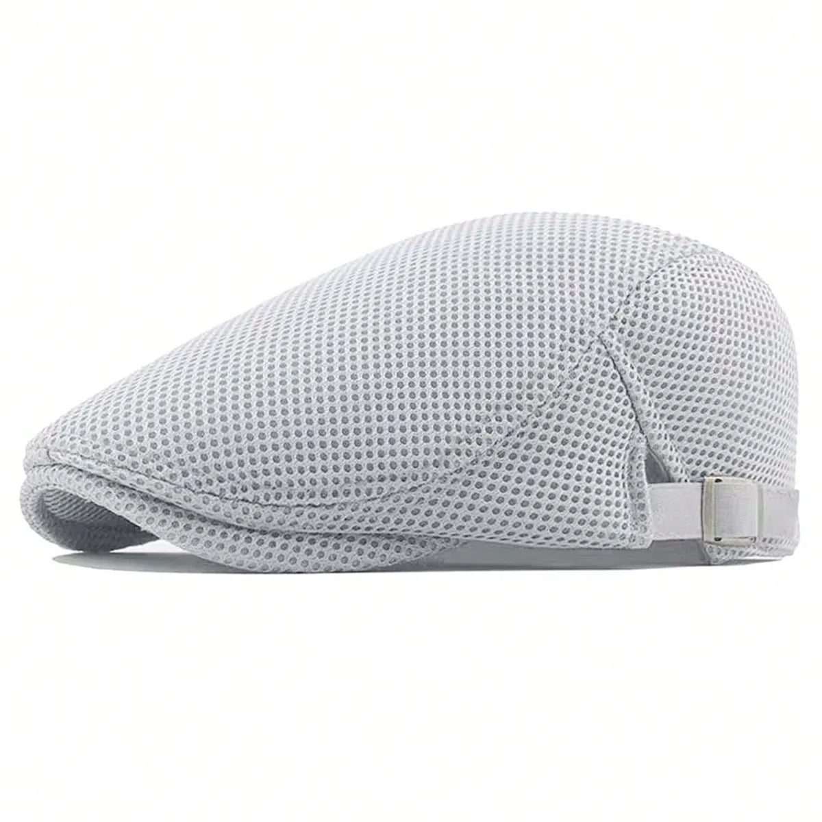 Breathable Summer Mesh Newsboy Cap Gray Hats