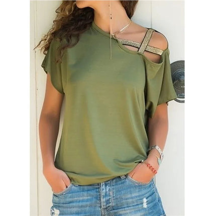Marilyn | Off Shoulder Blouse green Dresses