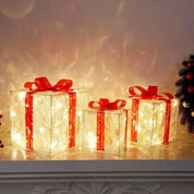LED Illuminated Gift Box Ornament Accessories