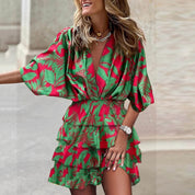 Ianthe | Ruffle Dress Green Dresses