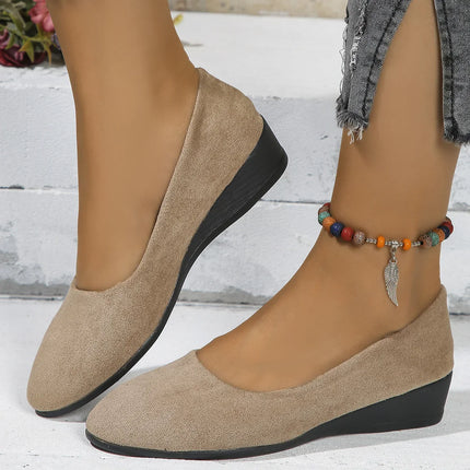 Marlis™ | Elegant Lightweight Non-slip Wedge Shoes Khaki Shoes & Sandals